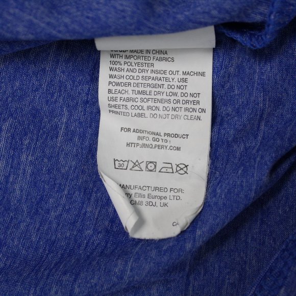 Nike Swim Shirt Mens XL Blue Dri-Fit Polyester Short Sleeve Crewneck Pullover - Picture 6 of 9